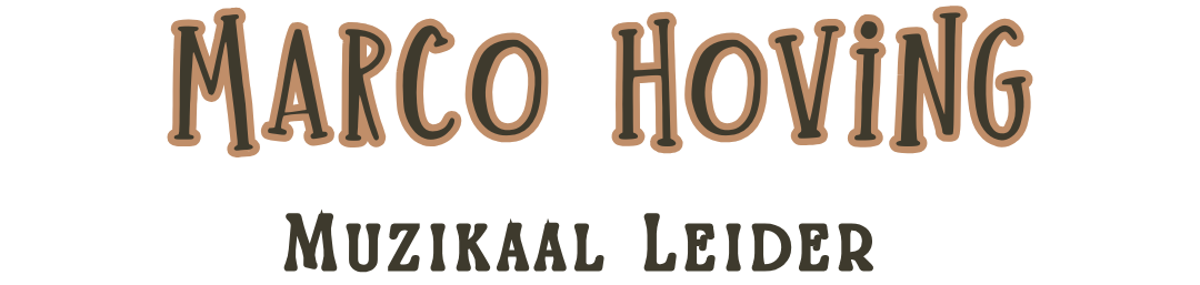 Marco Hoving als muzikaal leider van Als de dag van toen.