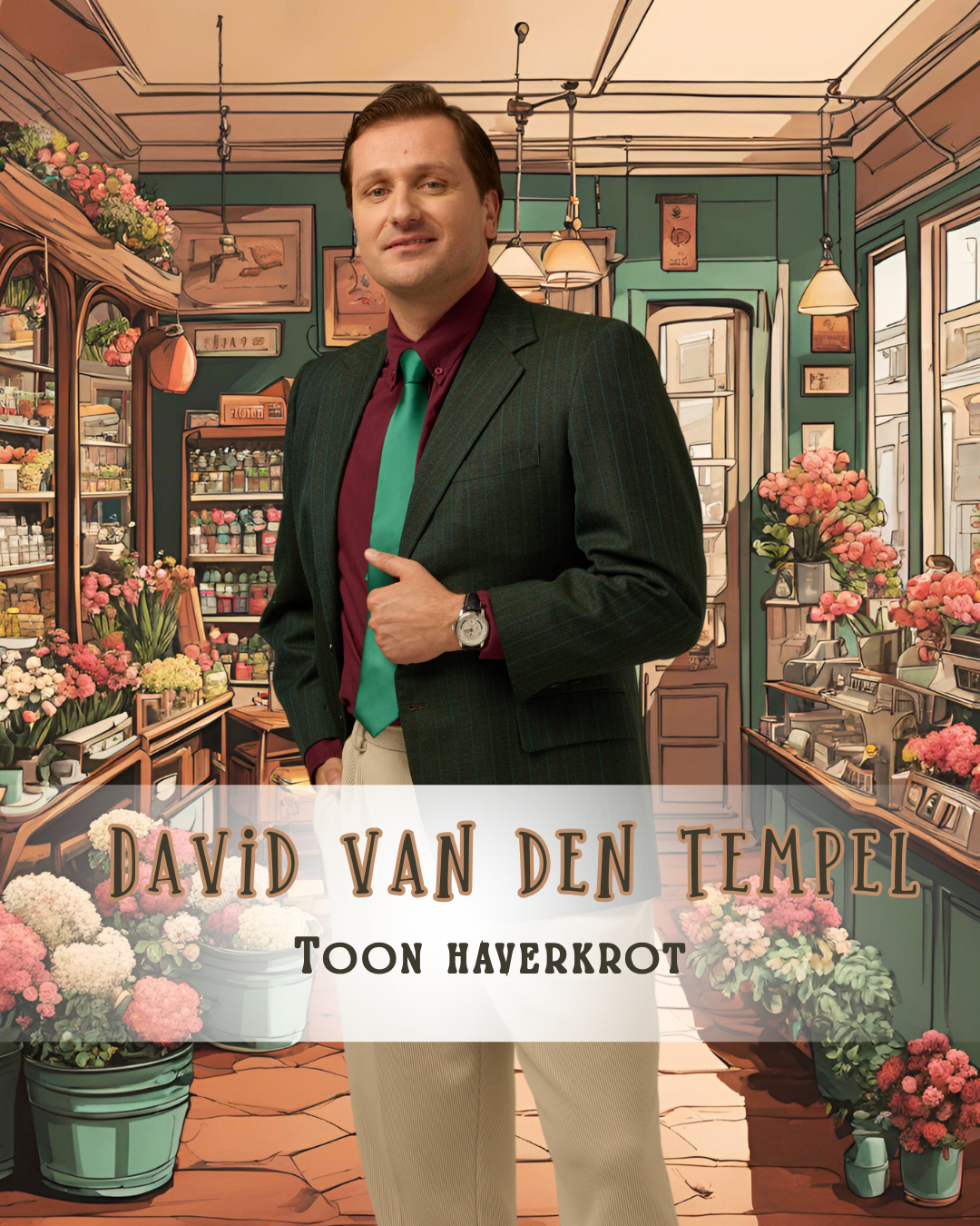David van den tempel in de cast van de nostalgische muziekvoorstelling 'Als de dag van Toen'. Nu in het theaters die mensen echt samen brengt.