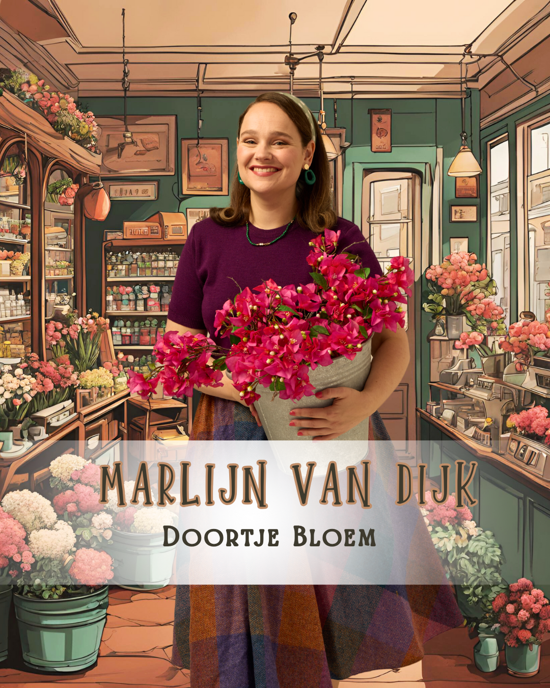 Marlijn van Dijk in de nostalgische voorstelling 'Als de dag van toen.' De voorstelling die mensen samen brengt.